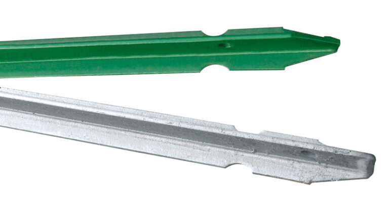 10 Palì A T Plastificati Per Recinzione - Altezza 250cm, Sezione 30x30x3mm | Verde, Preforati | Facile Installazione - Foto 7